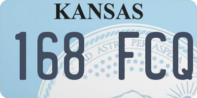 KS license plate 168FCQ