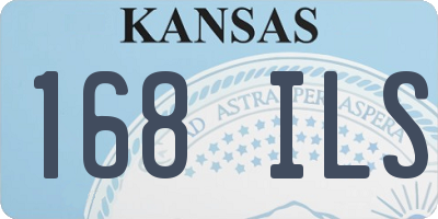 KS license plate 168ILS