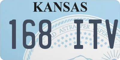 KS license plate 168ITV