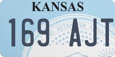 KS license plate 169AJT