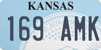 KS license plate 169AMK