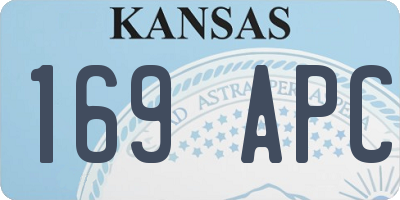 KS license plate 169APC
