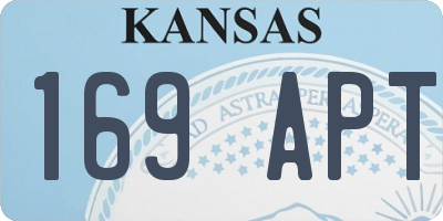 KS license plate 169APT