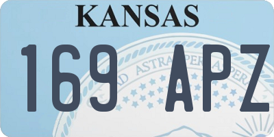 KS license plate 169APZ