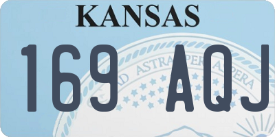 KS license plate 169AQJ