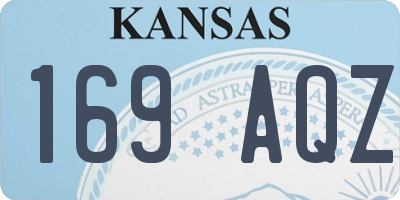 KS license plate 169AQZ