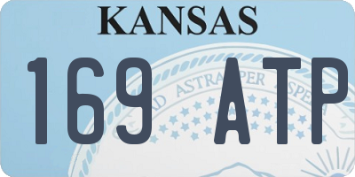 KS license plate 169ATP