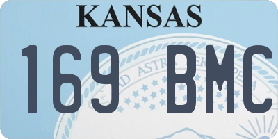 KS license plate 169BMC
