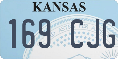 KS license plate 169CJG