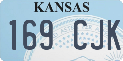 KS license plate 169CJK