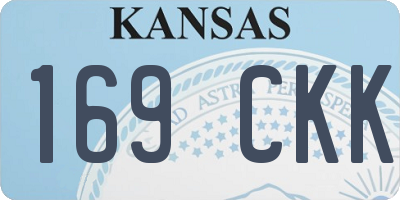 KS license plate 169CKK