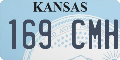 KS license plate 169CMH