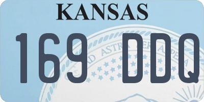 KS license plate 169DDQ