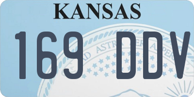 KS license plate 169DDV