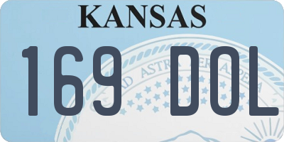 KS license plate 169DOL