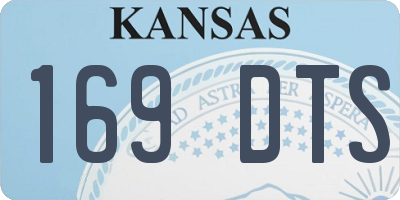 KS license plate 169DTS