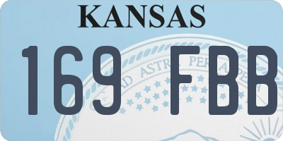 KS license plate 169FBB
