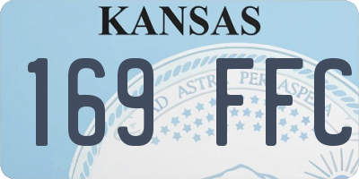 KS license plate 169FFC