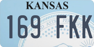 KS license plate 169FKK