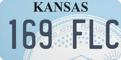 KS license plate 169FLC