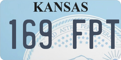 KS license plate 169FPT