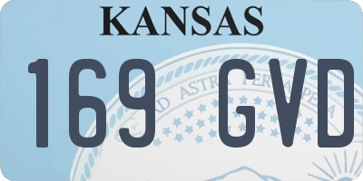 KS license plate 169GVD