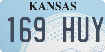 KS license plate 169HUY