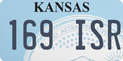 KS license plate 169ISR