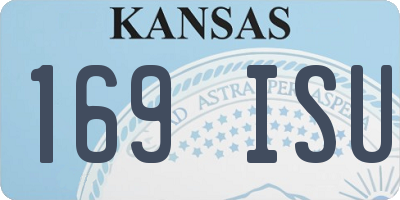 KS license plate 169ISU