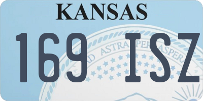 KS license plate 169ISZ