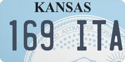 KS license plate 169ITA