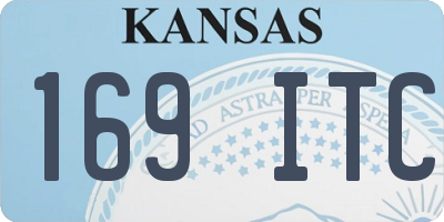 KS license plate 169ITC