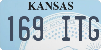 KS license plate 169ITG