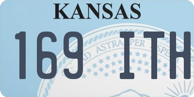 KS license plate 169ITH
