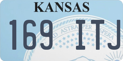 KS license plate 169ITJ
