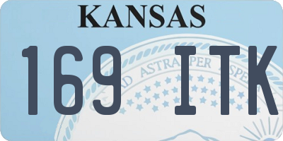 KS license plate 169ITK