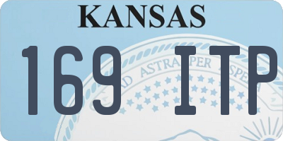 KS license plate 169ITP