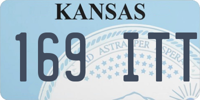 KS license plate 169ITT