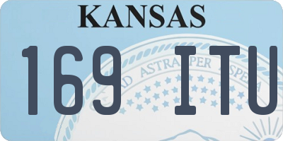 KS license plate 169ITU