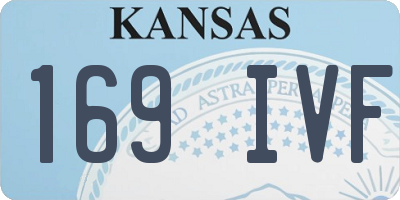 KS license plate 169IVF