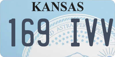 KS license plate 169IVV