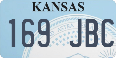 KS license plate 169JBC