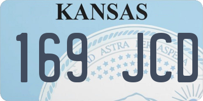 KS license plate 169JCD