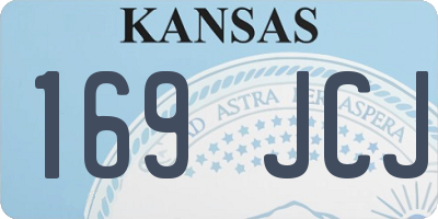 KS license plate 169JCJ