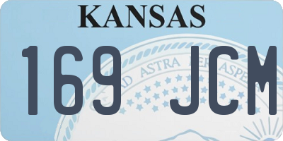 KS license plate 169JCM