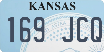 KS license plate 169JCQ