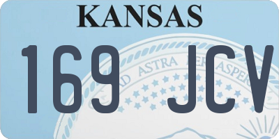 KS license plate 169JCV