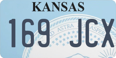 KS license plate 169JCX