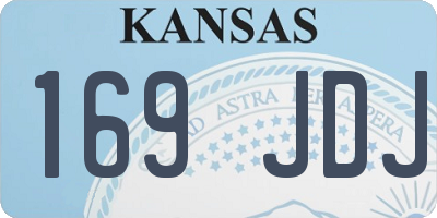 KS license plate 169JDJ