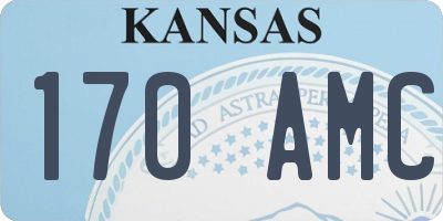 KS license plate 170AMC
